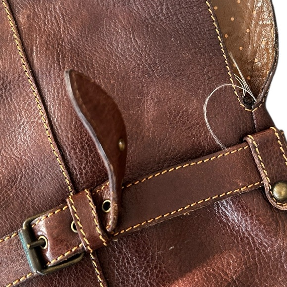 Moschino Brown Leather Knee-High Boots 8 - Picture 3 of 5